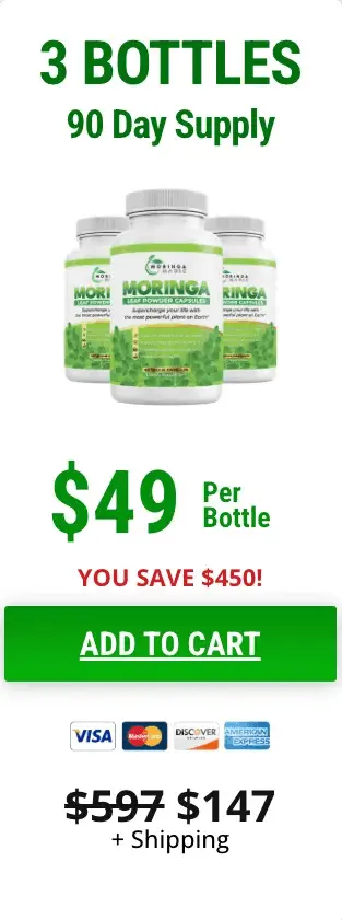Moringa Magic 3 bottle